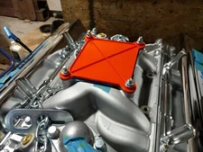 Universal Carburetor Intake Manifold Cover Plate, 4bbl, Dust Cover Kit w/spacers