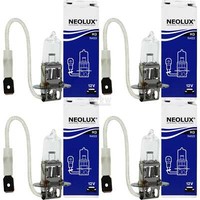 4X Neolux Halogen H3 55W 12V Sockel Pk22S
