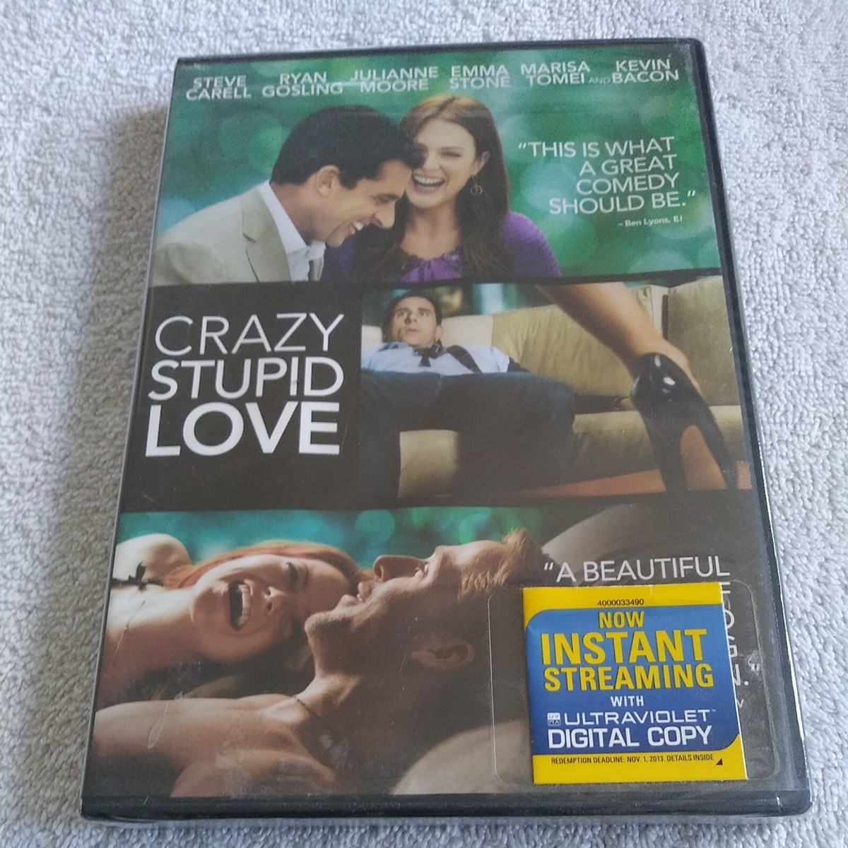 NEW CRAZY STUPID LOVE Steve Carell Ryan Gosling Emma Stone Brand