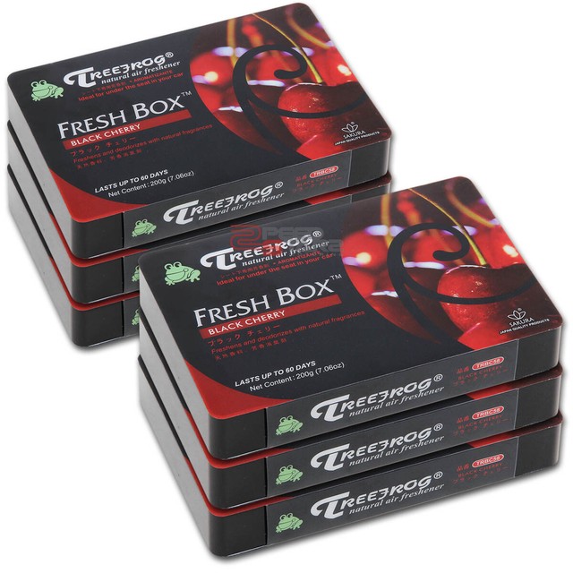 X6 TREEFROG XTREME FRESH BLACK CHERRY SCENT CAR/OFFICE/HOME AIR