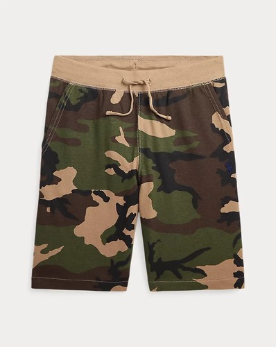 POLO RALPH LAUREN Camo Shorts MEDIUM Boy 10-12 Cotton Mesh Drawstring $55 NEW
