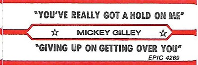 Mickey Gilley, You've Really Got A Hold On Me/Givin' Up, Jukebox Label 45