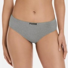 NEW Puma Womens M Seamless Bikini 4 Pack Recycled Nylon Ultra-Stretch H565