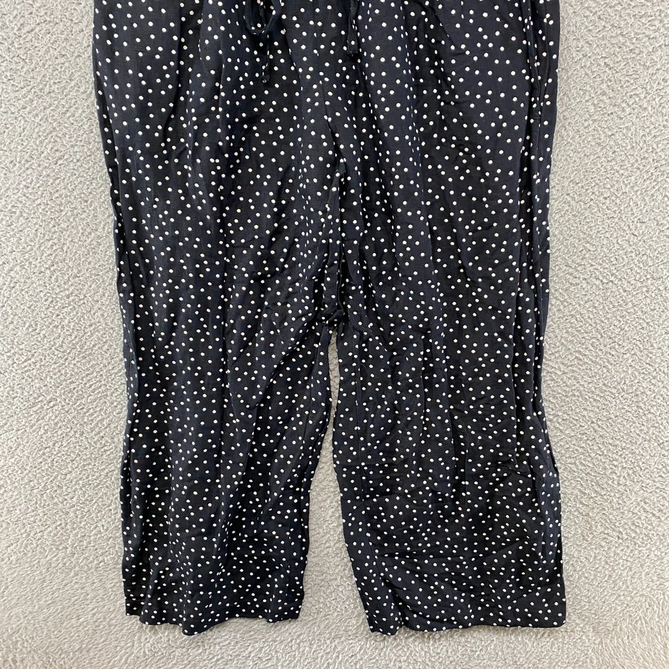 Женский комбинезон Tommy Bahama XS льняной в горошек вырезка широкие укороченные карманы для бака - Изображение 3 из 4