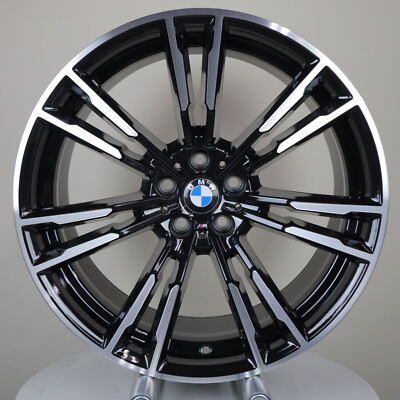 BMW F90 M5 20X10.5 REAR WHEEL 86390 RIM 8073979 BLACK / MACHINED
