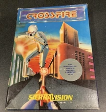 Crossfire by Sierra On-Line Atari 800 XL Vintage Computer sealed NOS cartridge