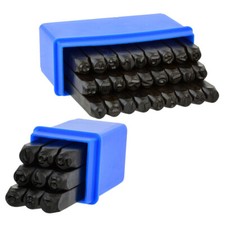 SET PUNZONI STAMPINI NUMERI CIFRE 36pz 10mm GEKO G01815+G01814