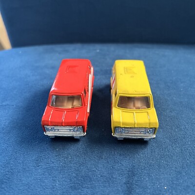 Speed Wheels Van Eagle w/Decals (Super Authentic Scale Models 1/64) Lot Of 2