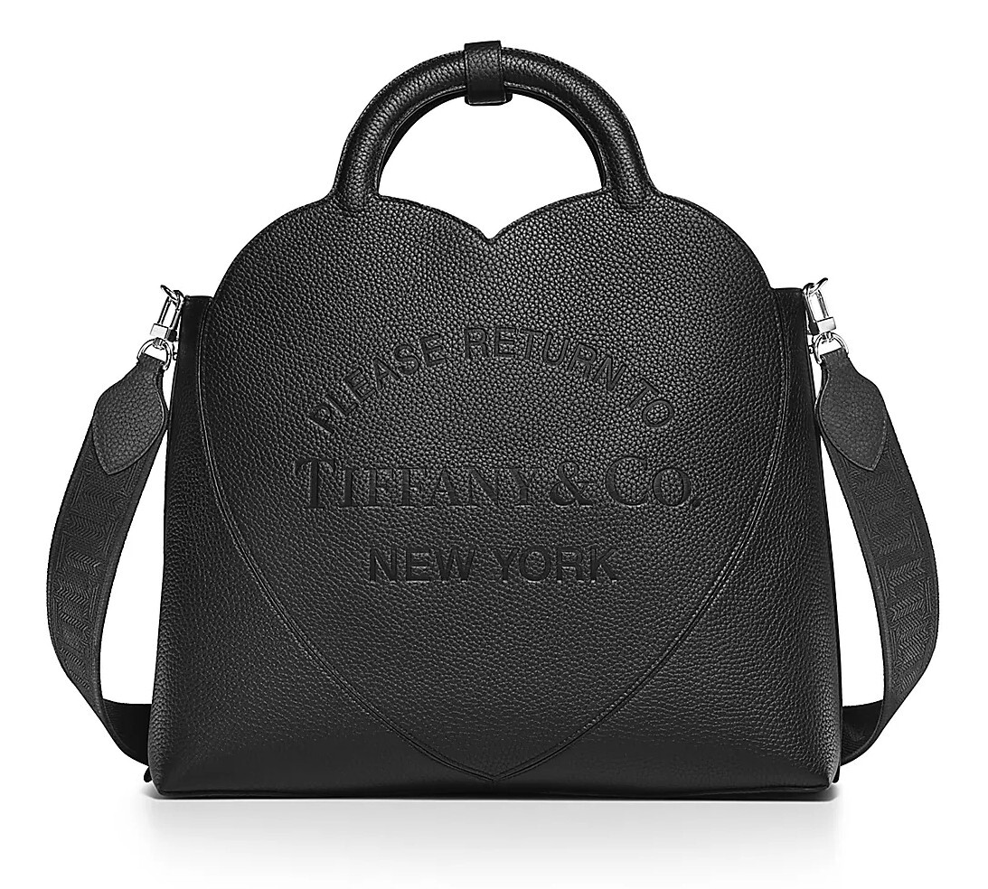 リターン トゥ ティファニー　トートバッグ　ハンドバッグ　ミディアム　ブラック TIFFANY & CO Black Taurillon Leather RTT Return To Tiffany Medium