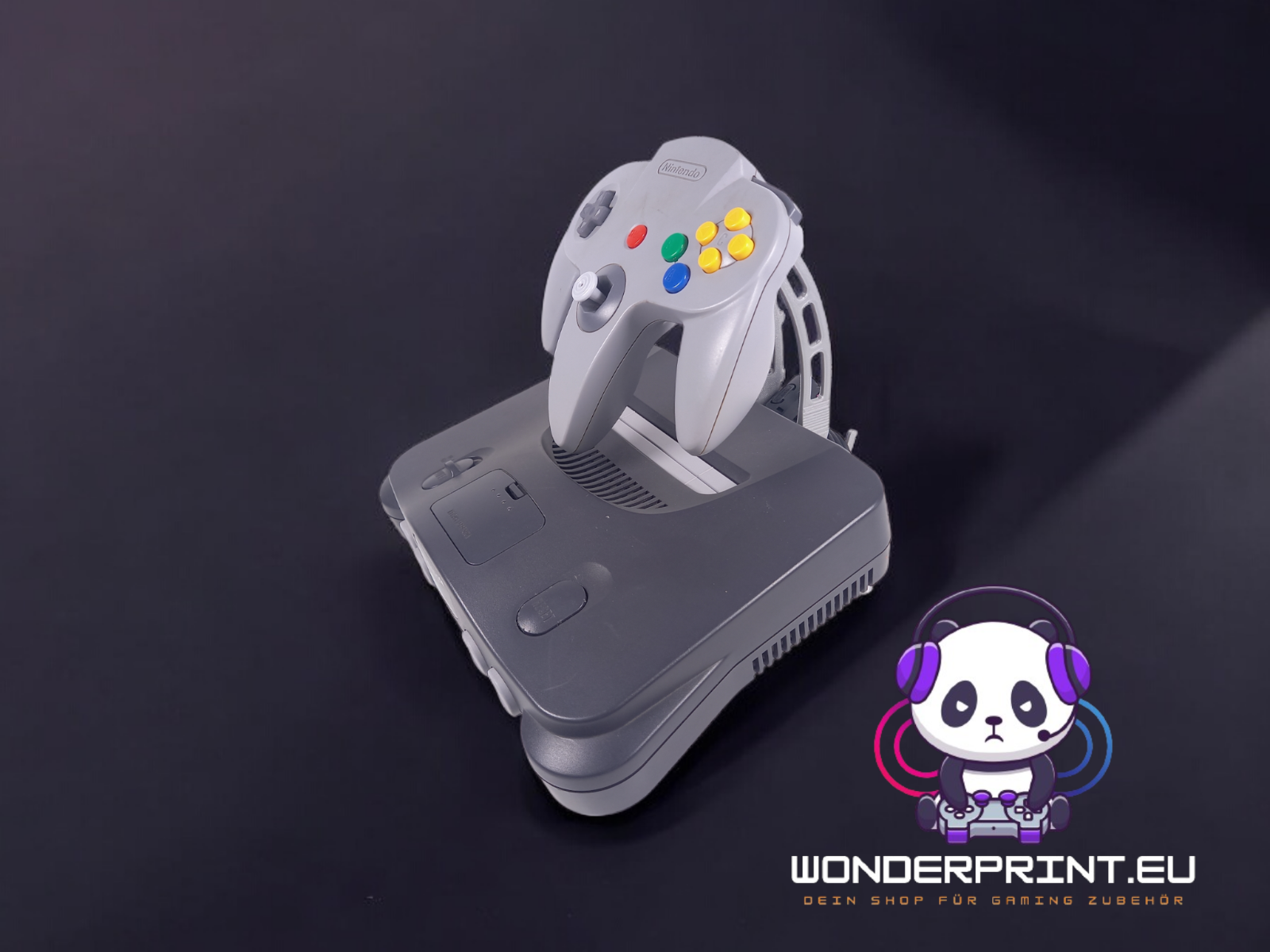 Halterung passend für Nintendo N64 Aufsteller N64 Spiele Ständer Präsentation