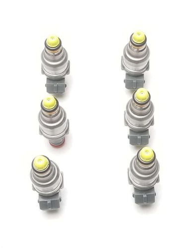 Six OEM Ford XL5Z9F593BA FLEX Fuel Injector 3.0L Flex 99-00 Ranger Mazda B3000 - Picture 4 of 6