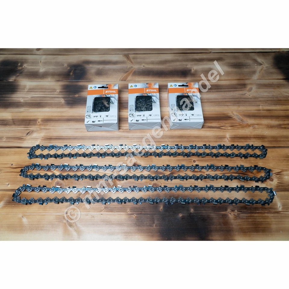 3x Original Stihl® Sägekette 23RS .325" 1,3mm 50cm 81TG - für Stihl Motorsägen