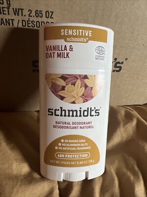 DISCONTINUED Schmidt s Vanilla & Oat Milk Deodorant  Sensitive Skin 2.65oz  C