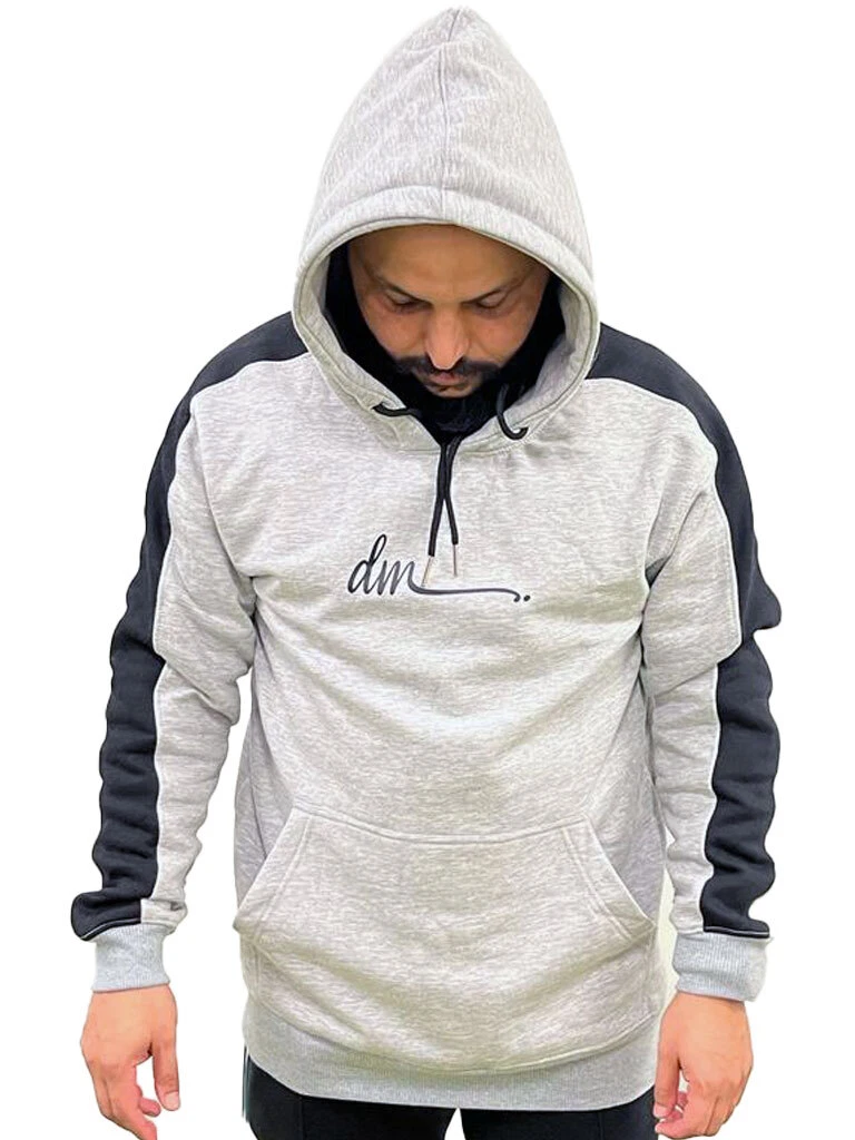 DeMerk Unisex Hoodie Fleece Pullover Cotton/ Polyester Sweatshirt Hooded Top
