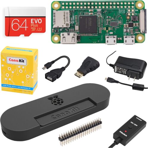 64GB Raspberry Pi Zero W Wireless Starter Kit with Power Supply & Accessories - Afbeelding 3 van 7