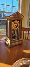 French Gilt Bronze Clock Crystal Regulator Pa...