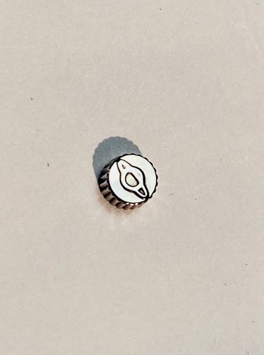 New Original Enicar Swiss Watch Crown 4mm X 2.2mm Tap 10 Stainless Steel