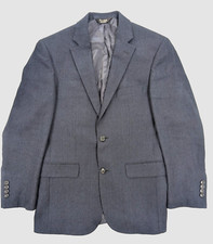 Jos A. Bank Executive Tailored Fit Dual Vent Men's Jacket Blazer 38 R Blue