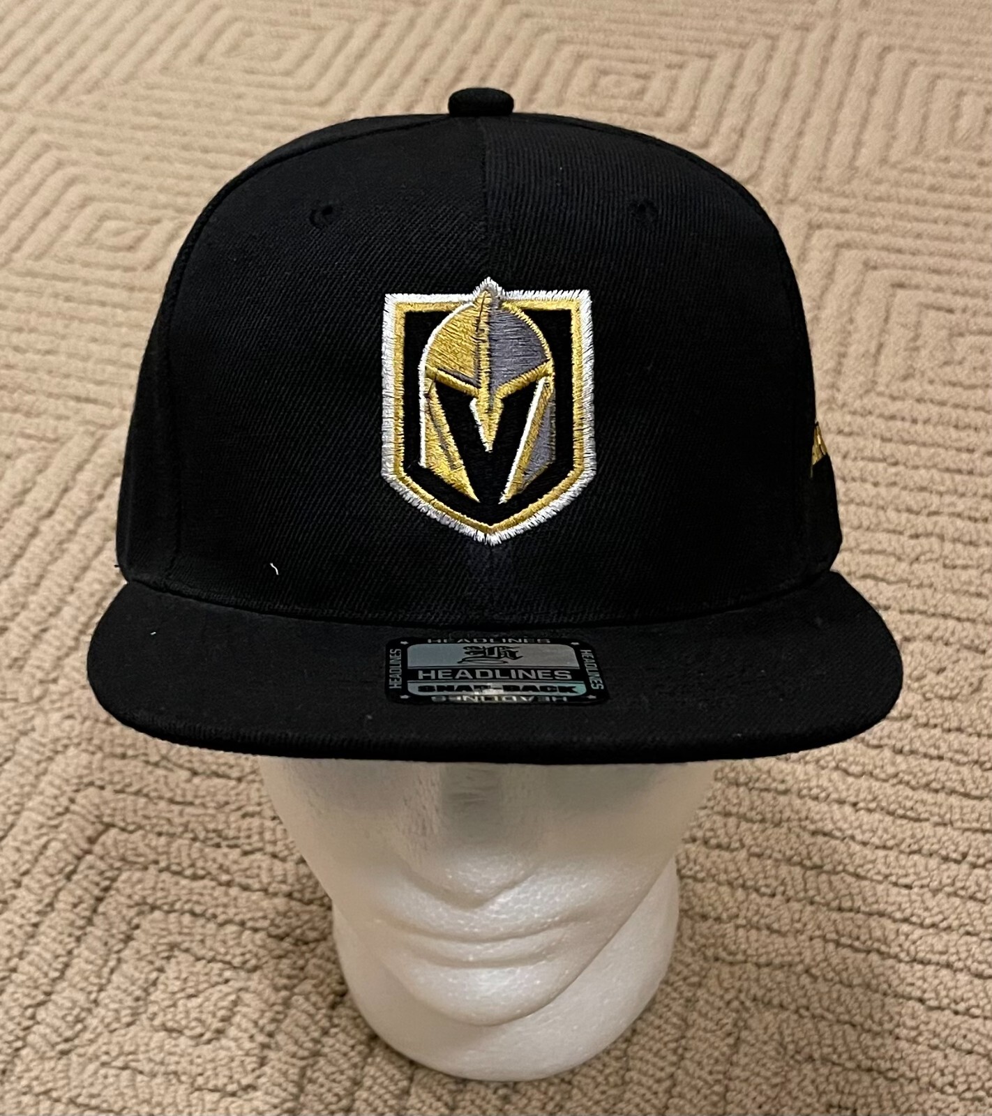 NEW LEAGUE Las Vegas Embroidered Snapback Hat - Flat Brim, Adjustable Baseball Cap For Men (Multi-Color, Lot Of 1-12)
