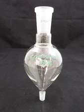 Chemglass Glass 250mL Rotary Evaporator Self Washing Bump Trap 24/40 14/20 Jnts