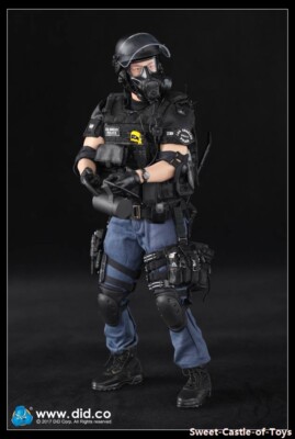1/6 DID Military Figure US Police LAPD SWAT 3.0 Takeshi