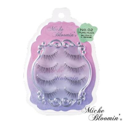 Miche Bloomin' False Eyelashes Renewal 3D Eyelash 01 Pure Rich / 02 Pure Nude
