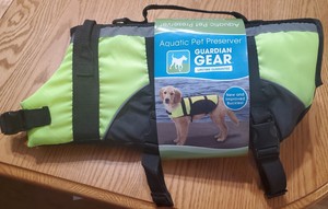 Dog Aquatic Pet Preserver, dog life-jacket, Guardian, 14 inch, sm/med