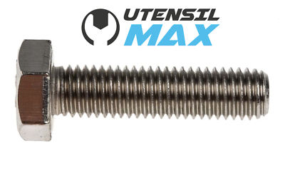 Kit 50 Viti Testa Esagonale Acciaio Inox &ndash; Lunghezze 4-30 Mm, Argentate