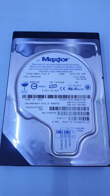 Maxtor DiamondMax Plus 8 6E040L0510623 40 GB IDE ** geprüft ** SMART ok