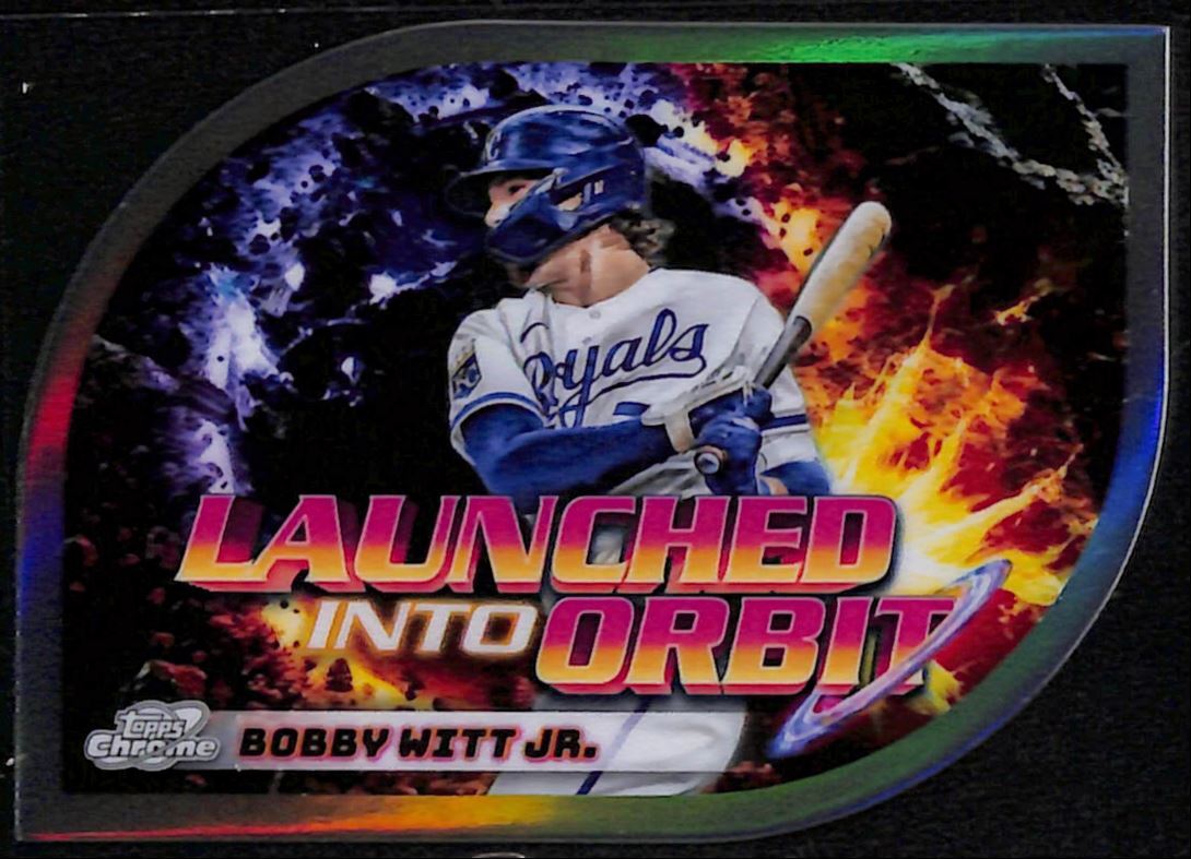 Bobby Witt Jr. 2024 Topps Chrome Cosmic Launched into Orbit Kansas