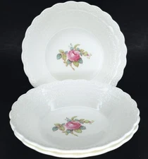 LOT 3 Spode Jewel Copeland Billingsley Rose Pink Dessert Fruit Bowl Replacement