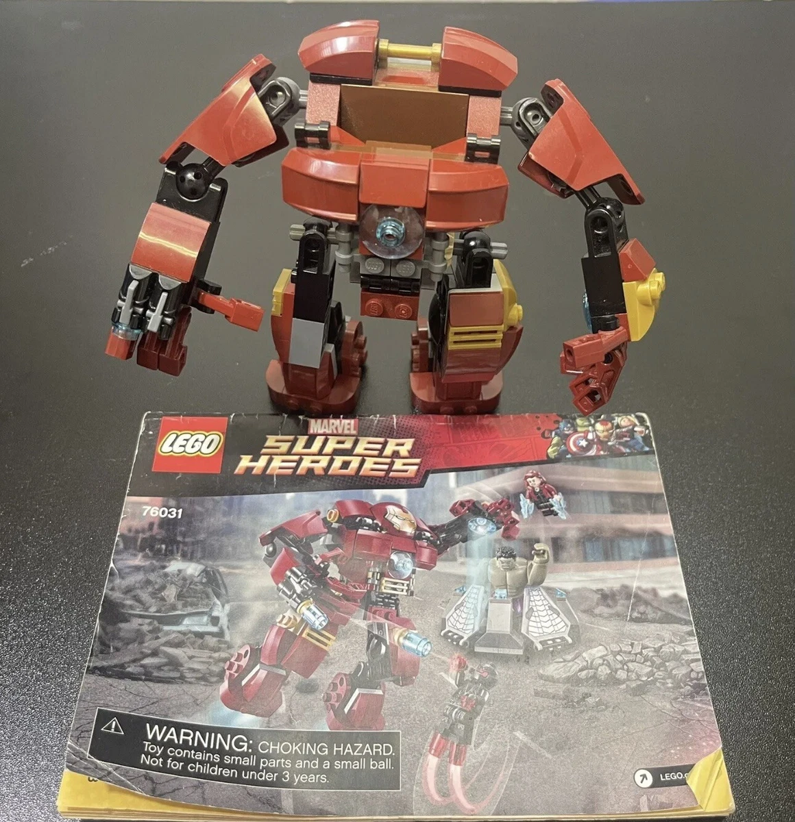 Lego iron best sale man hulkbuster instructions