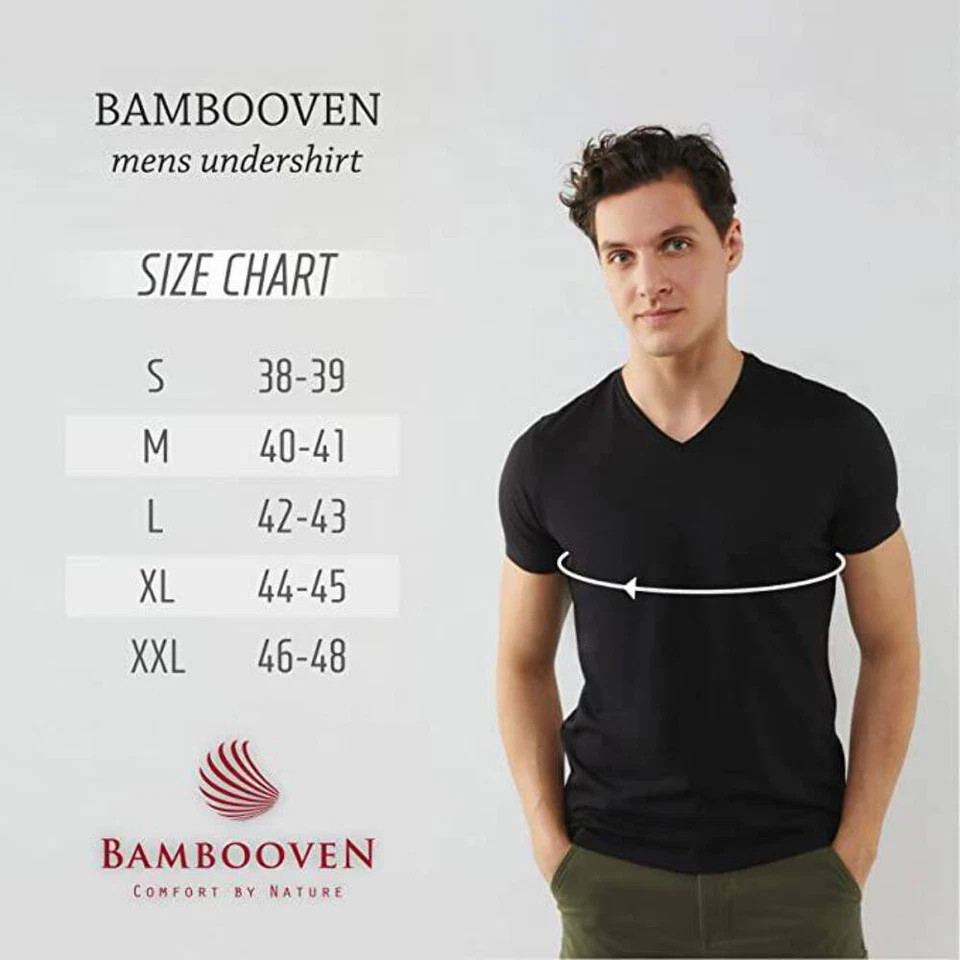 Men's Bamboo Crew Neck Undershirts (3-Pack) - Image 4 of 4