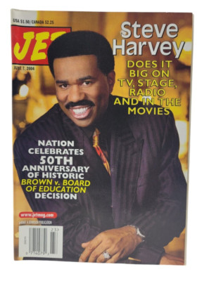Jet Magazine June 7, 2004, Steve Harvey Cover Vol: 105 No: 23