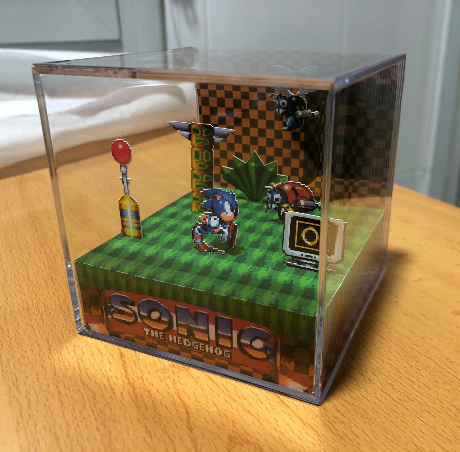 Sonic the Hedgehog 3 Diorama Cube: Super Sonic Video Game 