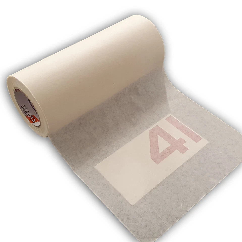 ORAFOL 1,99€/m² Übertragungspapier Applicationtape für alle Arten Folie ORATAPE MT 52