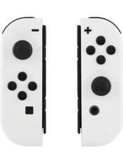 ExtremeRate soft grip shell For Nintendo Switch In White