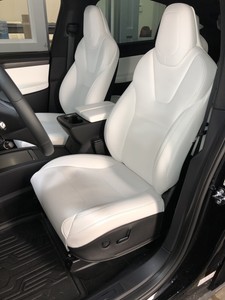 Tesla Model X White Backless Seat Cover Drivers Side Ebay