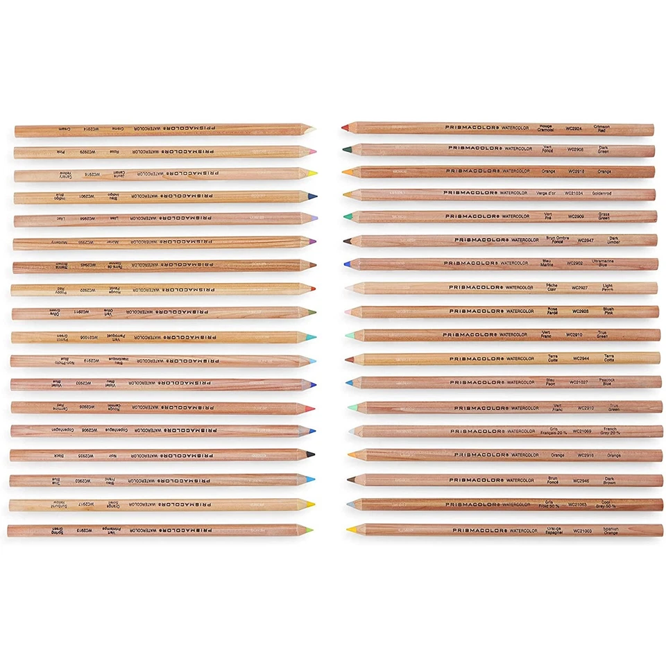 36 Colours PRISMACOLOR Premier Watercolour Pencils in Tin Set Colouring Pencil - image 2 of 4