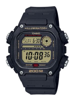 Casio Men's Multi Alarm Chrono Digital Black Watch | eBay