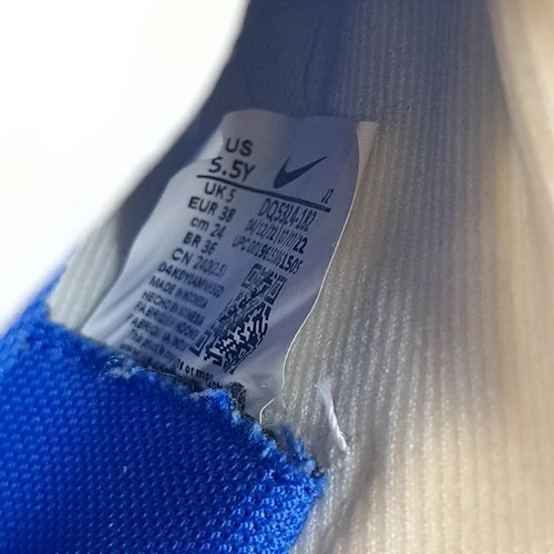 Nike Jr. Zoom Mercurial Superfly 9 Academy CR7 Cleats shoes sz 5.5 YOUTH blue - Picture 10 of 11