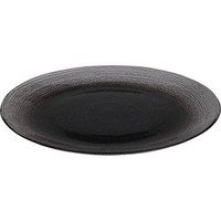 Flacher Teller Aus Glas Lakris, Ø 28 Cm