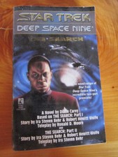 BOOK S/C STAR TREK DEEP SPACE NINE THE SEARCH     1994  ** MUST SEE **