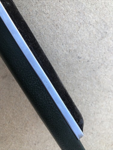B PILLAR INTERIOR QUARTER WINDOW METAL TRIM 1971 72 GTX ROAD RUNNER DRIVER GREEN - Picture 8 of 16