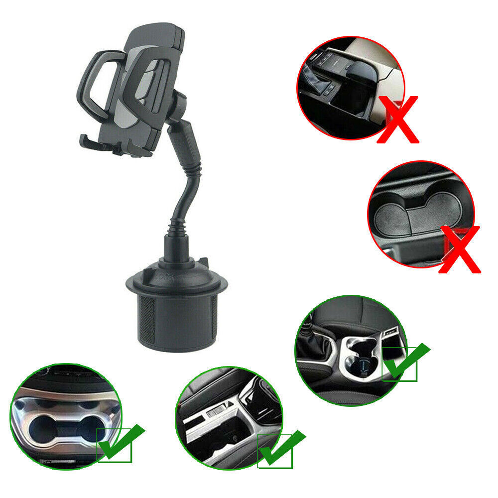 Adjustable Auto Car Phone Holder Cup Slot Mount Holder Car Accessories