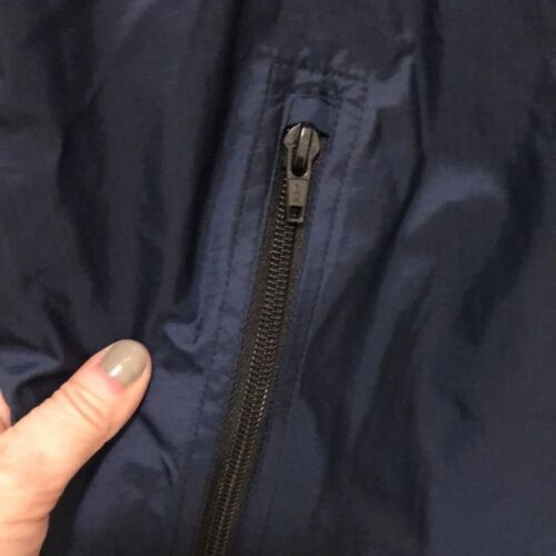 GAP Youth Windbreaker Raincoat Jacket Full Zip Navy LARGE - Picture 5 of 8