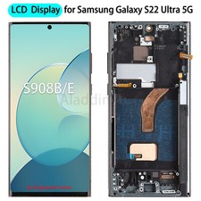 LCD Touch Screen Display Replacement Part For Samsung Galaxy S22 Ultra S908B/E