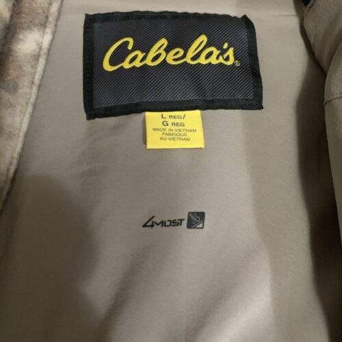 Cabela's Wooltimate Windshear Insulated Bibs Zonz Woodlands Large - Picture 3 of 8