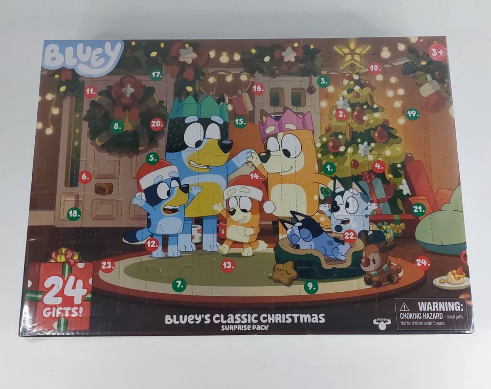 Bluey's Family Christmas Advent Calendar With Squishmallows Bluey’s Hugmees 2023 - Image 2 of 4