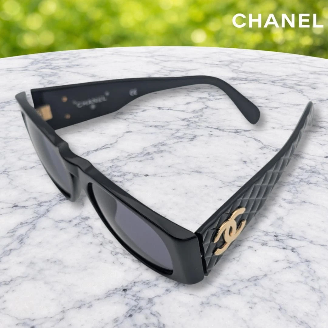 小物 CHANEL sunglasses archive rimless 00 90 Chanel 4002 Rimless CC Sunglasses w/ Case – OLIVER'S